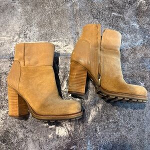 Sam Edelman Franklin Suede Ankle Boots 7.5M